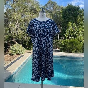 NWT Draper James Floral A-line midi dress - size 1X